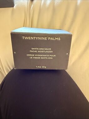 Twentynine Palms Santa Ana Salve Facial Moisturizer — Black